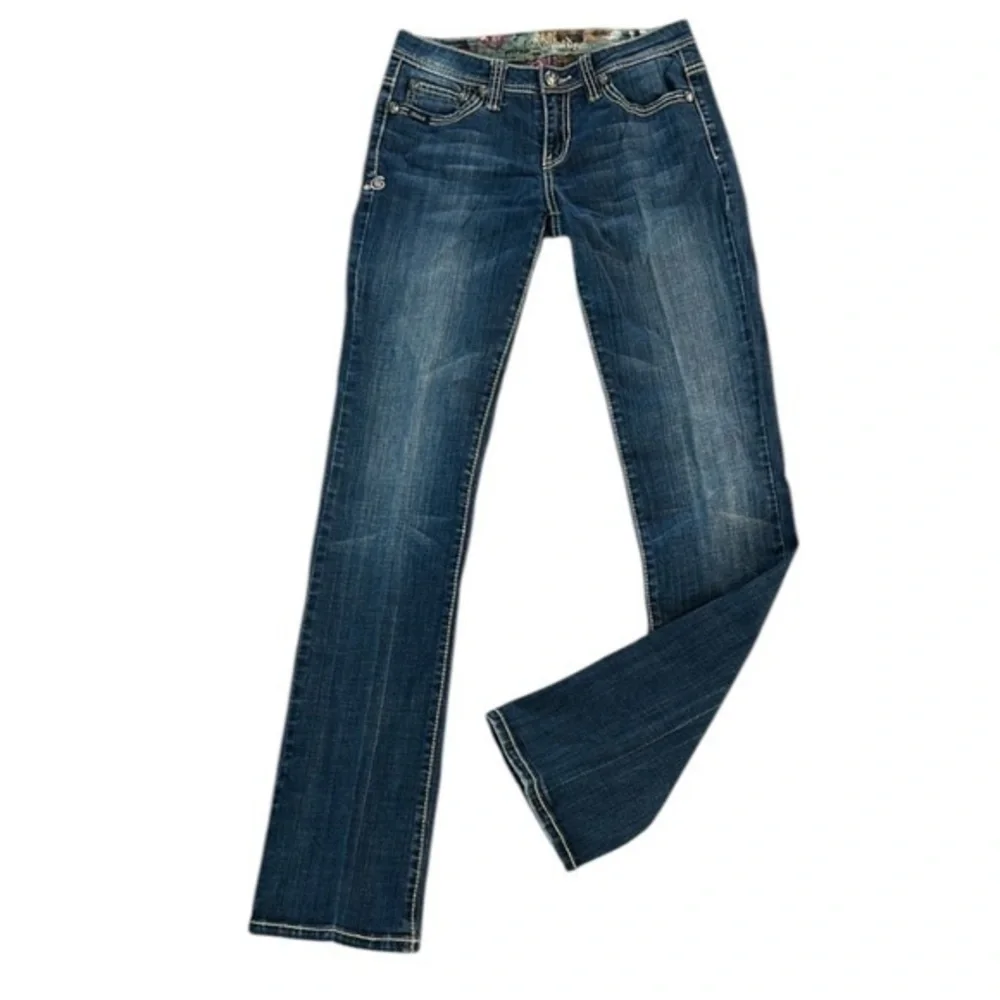 Adiktd slim boot cut jeans size 28 long tall cowgirl western